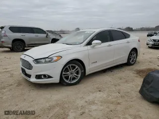 2015 Ford Fusion Titanium Hybrid with VIN 3FA6P0RU5FR225122, listed as a Copart auction lot 46176095 with 144,749 mi miles and Salvage Title. Bid and sale history available at carsss.com. Image 1.