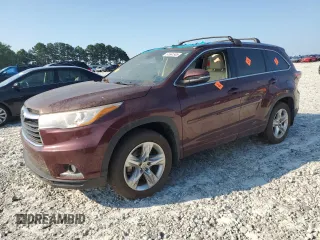 2015 Toyota Highlander Limited with VIN 5TDDKRFH3FS151806, listed as a Copart auction lot 61661905 with 32,370 mi miles and Salvage title. Bid and sale history available at DreamBid. Image 1.