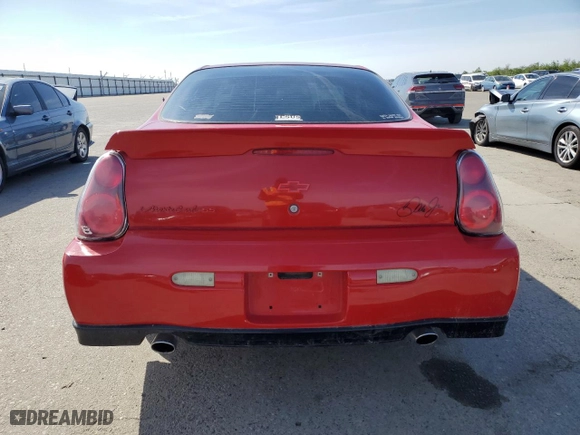 2004 Chevrolet Monte Carlo SS Supercharged with VIN 2G1WZ121649341743, listed as a Copart auction lot 48258465 with 111,549 mi miles and Salvage Title. Bid and sale history available at carsss.com. Image 6.