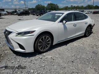 2020 Lexus LS 500 with VIN JTHD51FF1L5012023, listed as a Copart auction lot 61991634 with 128,757 mi miles and Salvage title. Bid and sale history available at DreamBid. Image 1.