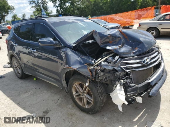 2018 Hyundai Santa Fe 2.4L with VIN 5NMZU3LB1JH060039, listed as a Copart auction lot 63240425 with 117,782 mi miles and Clean title. Bid and sale history available at DreamBid. Image 4.