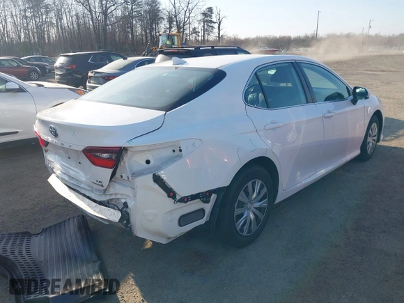2022 Toyota Camry Hybrid LE with VIN 4T1C31AK8NU589613, listed as a IAAI auction lot 41759699 with 157,355 mi miles. Bid and sale history available at carsss.com. Image 4.