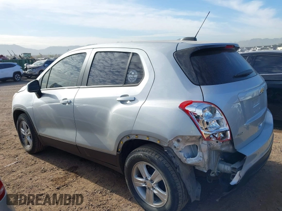 2022 Chevrolet Trax LS with VIN KL7CJKSMXNB555858, listed as a IAAI auction lot 41535285 with 75,468 mi miles and . Bid and sale history available at DreamBid. Image 14.