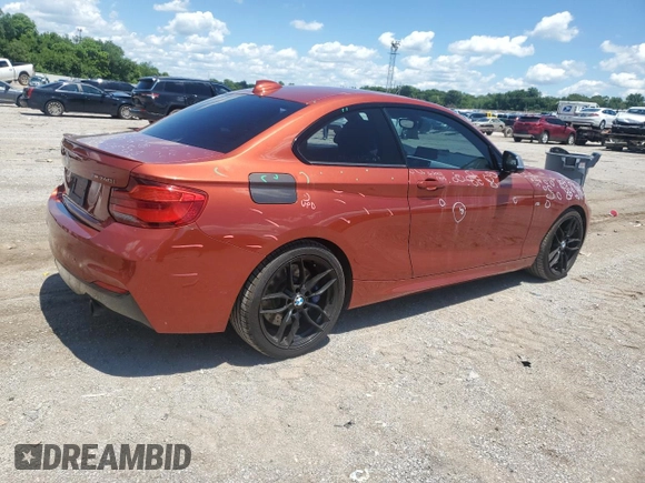 2018 BMW 2 Series M240i with VIN WBA2J5C54JVC07229, listed as a Copart auction lot 59160925 with 94,083 mi miles and Clean title. Bid and sale history available at DreamBid. Image 3.