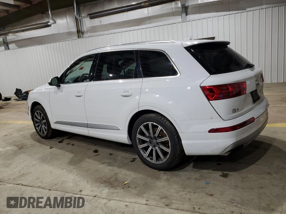 2017 Audi Q7 Premium Plus with VIN WA1LAAF72HD026795, listed as a Copart auction lot 83226354 with 183,631 mi miles and Salvage title. Bid and sale history available at DreamBid. Image 2.
