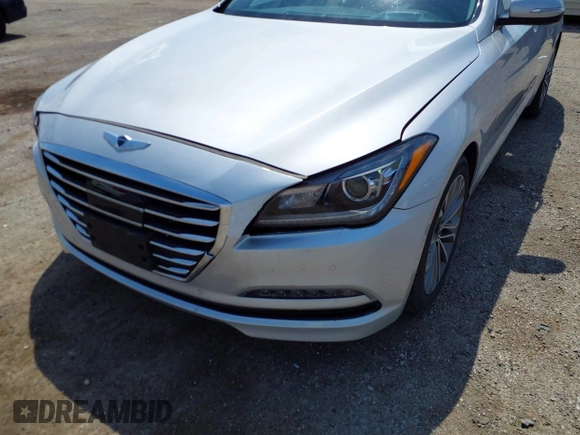 2016 Hyundai Genesis 3.8L z VIN KMHGN4JE9GU135591, wystawiony jako IAAI lot #42100533 z przebiegiem 58 011 mil mil oraz . Historia ofert i sprzedaży dostępna na DreamBid. Obrazek 6.