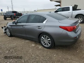 2014 Infiniti Q50 Hybrid Sport with VIN JN1AV7AP9EM691347, listed as a Copart auction lot 84861304 with Not Provided miles and Salvage Title. Bid and sale history available at carsss.com. Image 2.