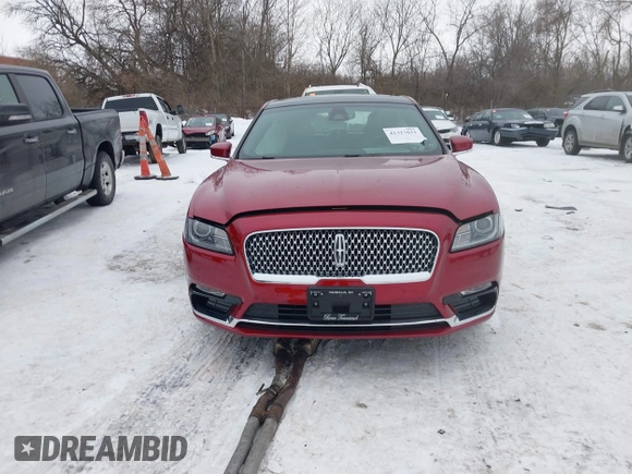 2018 Lincoln Continental Select with VIN 1LN6L9SK1J5617315, listed as a IAAI auction lot 41327631 with 38,167 mi miles. Bid and sale history available at carsss.com. Image 13.