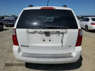 2009 Kia Sedona LX with VIN KNDMB233396273389, listed as a Copart auction lot 52592285 with 0 mi miles and Clean Title. Bid and sale history available at carsss.com. Image 6.