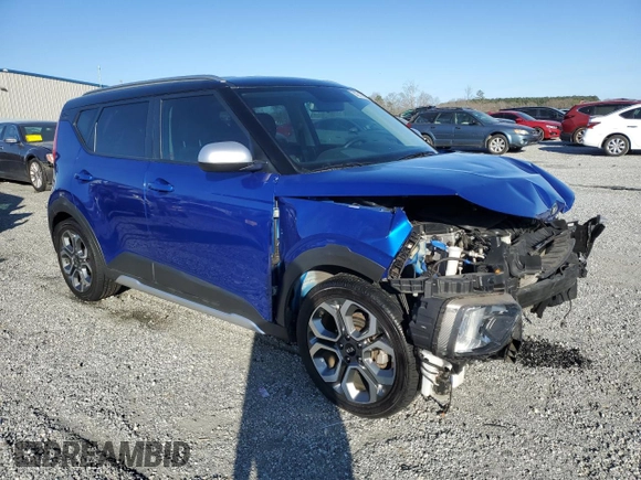 2020 Kia Soul S with VIN KNDJ23AU3L7077989, listed as a Copart auction lot 50271065 with 51,001 mi miles and Salvage Title. Bid and sale history available at carsss.com. Image 4.