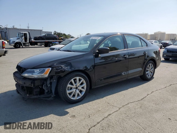 2015 Volkswagen Jetta SE with VIN 3VWD17AJ2FM314637, listed as a Copart auction lot 59715185 with 181,247 mi miles and Salvage title. Bid and sale history available at DreamBid. Image 1.