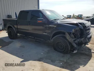 2014 Ford F-150 XL with VIN 1FTFW1ETXEFB42782, listed as a Copart auction lot 56055895 with 147,995 mi miles and Salvage title. Bid and sale history available at DreamBid. Image 4.