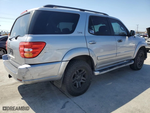 2003 Toyota Sequoia SR5 with VIN 5TDZT34A23S148736, listed as a Copart auction lot 50181475 with 269,727 mi miles and Salvage Title. Bid and sale history available at carsss.com. Image 3.