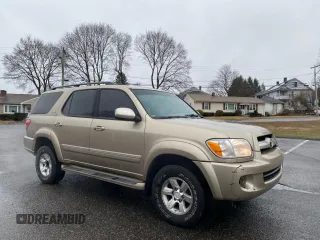 2005 Toyota Sequoia SR5 with VIN 5TDBT44A15S25690, listed as a Copart auction lot 50568295 with 287,304 mi miles and Clean Title. Bid and sale history available at DreamBid. Image 1.