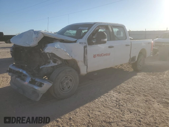 2023 Ford F-250 XL with VIN 1FT7W2BA5PED32561, listed as a Copart auction lot 46169445 with Not provided miles and Salvage title. Bid and sale history available at DreamBid. Image 1.