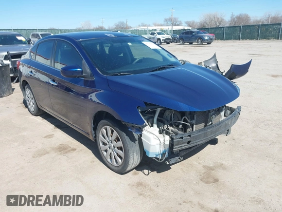 2016 Nissan Sentra S with VIN 3N1AB7AP1GY219667, listed as a IAAI auction lot 41735608 with 111,815 mi miles. Bid and sale history available at carsss.com. Image 1.