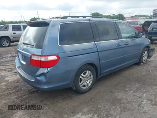 2007 Honda Odyssey EX with VIN 5FNRL384X7B063481, listed as a IAAI auction lot 42352096 with 106,047 mi miles and . Bid and sale history available at DreamBid. Image 4.