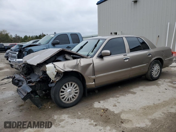 2006 Mercury Grand Marquis LS Premium z VIN 2MEHM75V46X655372, wystawiony jako Copart lot #54866655 z przebiegiem 140 863 mil mil oraz Nie do naprawy. Historia ofert i sprzedaży dostępna na DreamBid. Obrazek 1.
