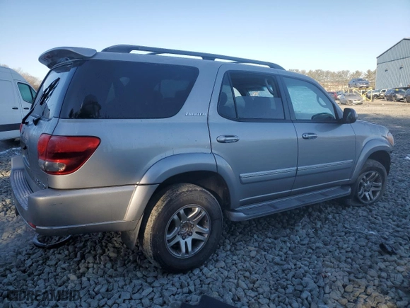 2006 Toyota Sequoia Limited with VIN 5TDBT48A76S272068, listed as a Copart auction lot 85614544 with 251,600 mi miles and Salvage Title. Bid and sale history available at carsss.com. Image 3.