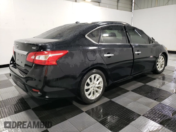 2018 Nissan Sentra SV with VIN 3N1AB7AP7JL650647, listed as a Copart auction lot 55791585 with 151,996 mi miles and Clean Title. Bid and sale history available at DreamBid. Image 3.