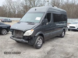 2011 Mercedes-Benz Sprinter Passenger with VIN WDZPE7CC2B5532709, listed as a IAAI auction lot 41192323 with 168,000 mi miles. Bid and sale history available at carsss.com. Image 2.