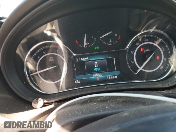 2016 Buick Regal Premium II with VIN 2G4GS5GX0G9105187, listed as a Copart auction lot 45717865 with 95,626 mi miles and Salvage Title. Bid and sale history available at carsss.com. Image 9.