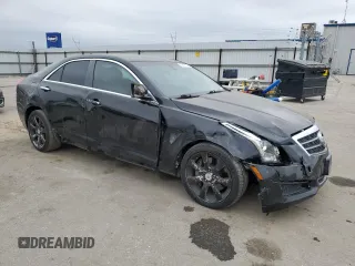 2014 Cadillac ATS Luxury AWD with VIN 1G6AH5RX5E0106366, listed as a Copart auction lot 53647005 with 170,679 mi miles and Salvage title. Bid and sale history available at DreamBid. Image 4.