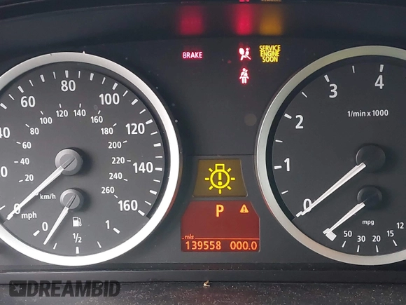 2006 BMW 5 Series 525i with VIN WBANE53536CK80349, listed as a IAAI auction lot 41973176 with 139,558 mi miles and . Bid and sale history available at DreamBid. Image 7.
