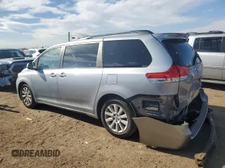 2011 Toyota Sienna XLE with VIN 5TDDK3DC9BS018921, listed as a Copart auction lot 53375915 with 130,966 mi miles and Clean Title. Bid and sale history available at carsss.com. Image 2.