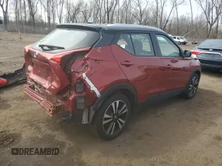 2020 Nissan Kicks SV with VIN 3N1CP5CV4LL538997, listed as a Copart auction lot 51787405 with 65,121 mi miles and Salvage Title. Bid and sale history available at carsss.com. Image 3.