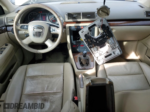 2007 Audi A4 2.0T with VIN WAUAF78E57A222692, listed as a Copart auction lot 43794185 with 159,563 mi miles and Salvage Title. Bid and sale history available at carsss.com. Image 8.