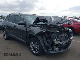 2019 Jeep Cherokee Latitude Plus with VIN 1C4PJLLN3KD119578, listed as a IAAI auction lot 41902155 with 80,556 mi miles. Bid and sale history available at carsss.com. Image 1.