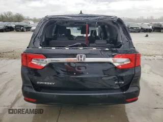 2019 Honda Odyssey Elite with VIN 5FNRL6H94KB108422, listed as a Copart auction lot 51492365 with 91,948 mi miles and Salvage Title. Bid and sale history available at DreamBid. Image 6.