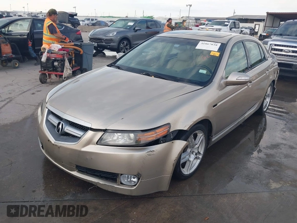 2007 Acura TL with VIN 19UUA662X7A001351, listed as a IAAI auction lot 41867038 with 180,214 mi miles. Bid and sale history available at carsss.com. Image 18.