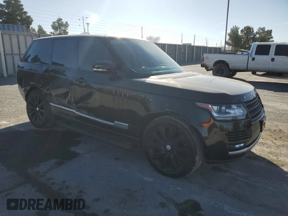 2015 Land Rover Range Rover Supercharged with VIN SALGS2TF7FA198012, listed as a Copart auction lot 86161024 with 71,203 mi miles and Salvage title. Bid and sale history available at DreamBid. Image 4.