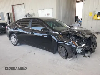 2020 Nissan Sentra S with VIN 3N1AB8BV2LY252576, listed as a Copart auction lot 52111675 with 45,734 mi miles and Non Repairable. Bid and sale history available at carsss.com. Image 4.