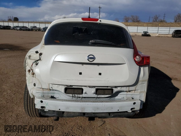 2014 Nissan Juke S with VIN JN8AF5MV5ET481301, listed as a Copart auction lot 45581615 with 109,936 mi miles and Salvage title. Bid and sale history available at DreamBid. Image 6.