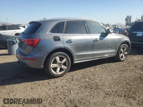2012 Audi Q5 3.2L Premium Plus with VIN WA1DKAFP7CA013343, listed as a Copart auction lot 87976515 with 0 mi miles and Clean Title. Bid and sale history available at carsss.com. Image 3.