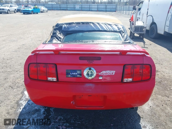 2006 Ford Mustang Standard with VIN 1ZVFT84N965234717, listed as a IAAI auction lot 41772347 with 53,356 mi miles and . Bid and sale history available at carsss.com. Image 16.