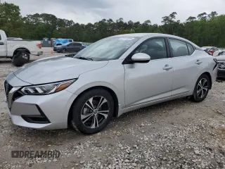 2021 Nissan Sentra SV z VIN 3N1AB8CV7MY278882, wystawiony jako Copart lot #51111835 z przebiegiem 70 662 mil mil oraz Szkoda całkowita • Salvage title. Historia ofert i sprzedaży dostępna na DreamBid. Obrazek 1.