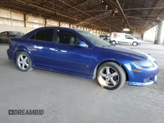 2004 Mazda Mazda6 s with VIN 1YVHP80D145N16404, listed as a Copart auction lot 44018745 with 202,197 mi miles and Salvage Title. Bid and sale history available at carsss.com. Image 4.