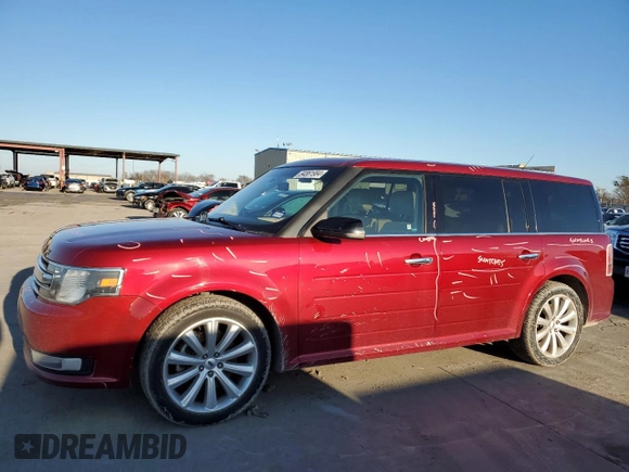 2017 Ford Flex SEL with VIN 2FMGK5C83HBA07490, listed as a Copart auction lot 84861984 with 114,317 mi miles and Salvage Title. Bid and sale history available at carsss.com. Image 1.