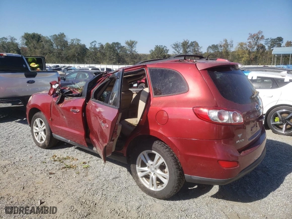 2010 Hyundai Santa Fe Limited with VIN 5NMSKDAG1AH338031, listed as a Copart auction lot 75266814 with 0 mi miles and Salvage Title. Bid and sale history available at carsss.com. Image 2.