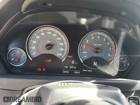 2016 BMW M4 with VIN WBS3U9C58GP970301, listed as a Copart auction lot 75430694 with 10,973 mi miles and Salvage Title. Bid and sale history available at carsss.com. Image 9.