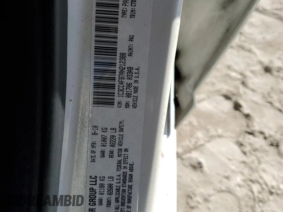 2010 Chrysler Sebring Touring with VIN 1C3CC4FB7AN212388, listed as a Copart auction lot 87389314 with 98,132 mi miles and Salvage Title. Bid and sale history available at carsss.com. Image 13.