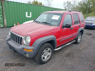 2003 Jeep Liberty Sport with VIN 1J4GL48K23W660989, listed as a IAAI auction lot 40370765 with 166,297 mi miles. Bid and sale history available at carsss.com. Image 2.