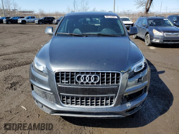 2015 Audi Q7 Vorsprung Edition with VIN WA1WGCFE2FD023916, listed as a Copart auction lot 49116485 with 77,112 mi miles and Salvage title. Bid and sale history available at DreamBid. Image 5.