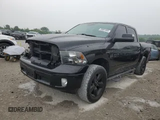 2018 Ram 1500 Big Horn with VIN 1C6RR7LT3JS161922, listed as a Copart auction lot 58601365 with 71,132 mi miles and Salvage title. Bid and sale history available at DreamBid. Image 1.