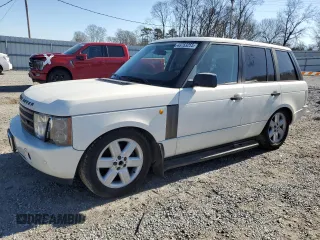 2004 Land Rover Range Rover with VIN SALMF11494A145151, listed as a Copart auction lot 43753255 with 132,792 mi miles and Salvage Title. Bid and sale history available at DreamBid. Image 1.
