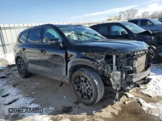 2022 Kia Telluride SX with VIN 5XYP5DHC9NG281139, listed as a Copart auction lot 46356935 with 39,593 mi miles and Salvage Title. Bid and sale history available at carsss.com. Image 4.